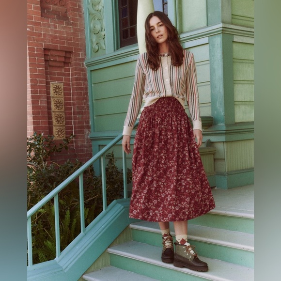 The Great. the Tiny Stripe Cardigan - Picture 6 of 12